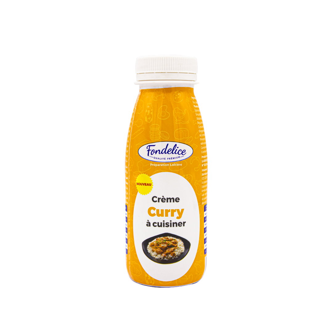 [CF250] FONDELICE CREME LIQUIDE A CUISINER curry 250 ML